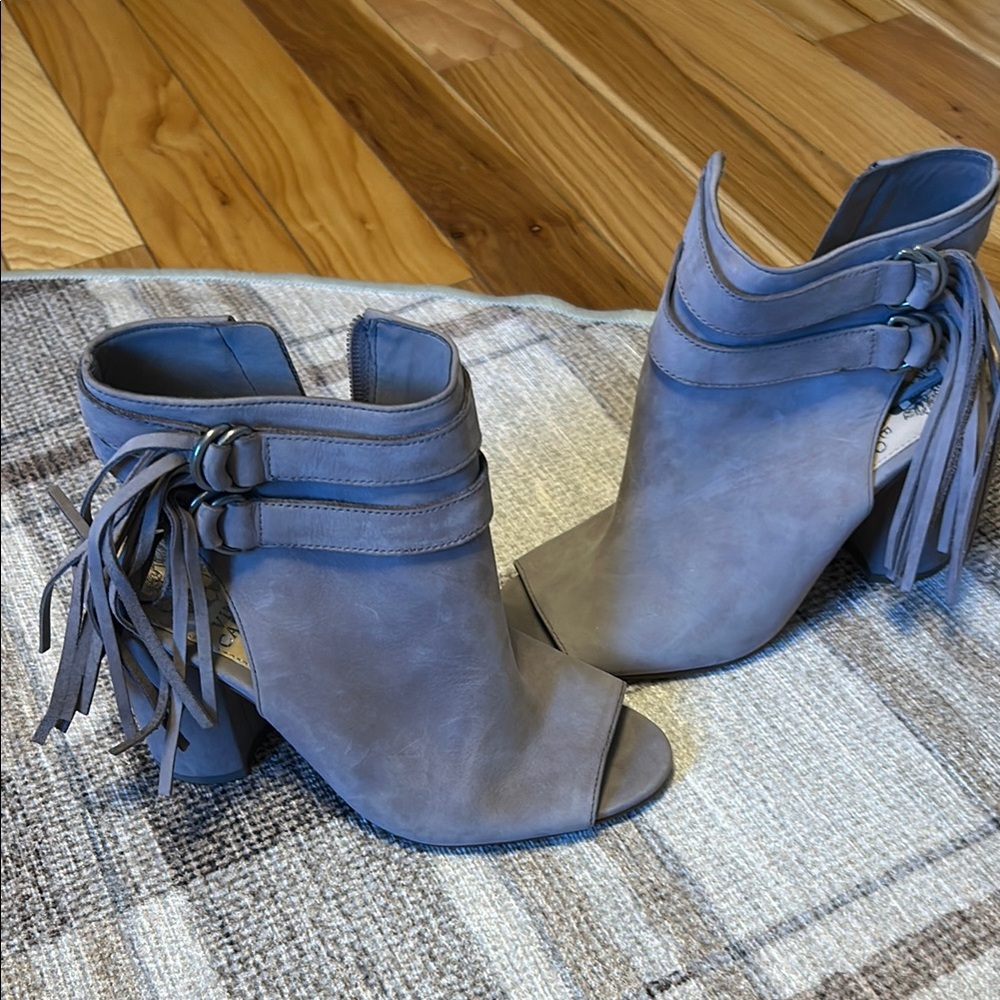 Women's Gray Ankle Booties